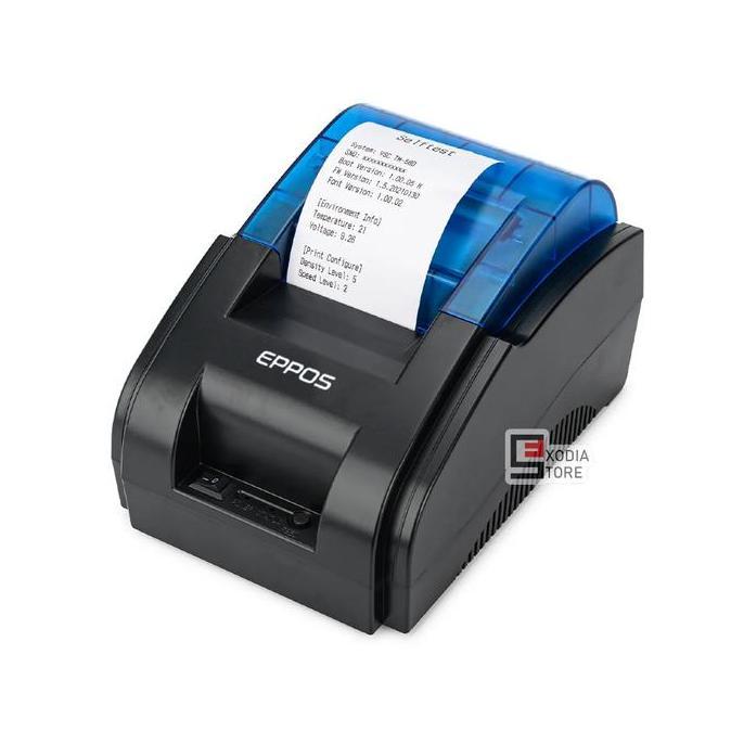 Quanggrosir445 - Paket Kasir 3 : Cash Drawer Printer Eppos Ep-Rpp2 Rpp2 Rpp2N Ep58M Kertas Thermal 5