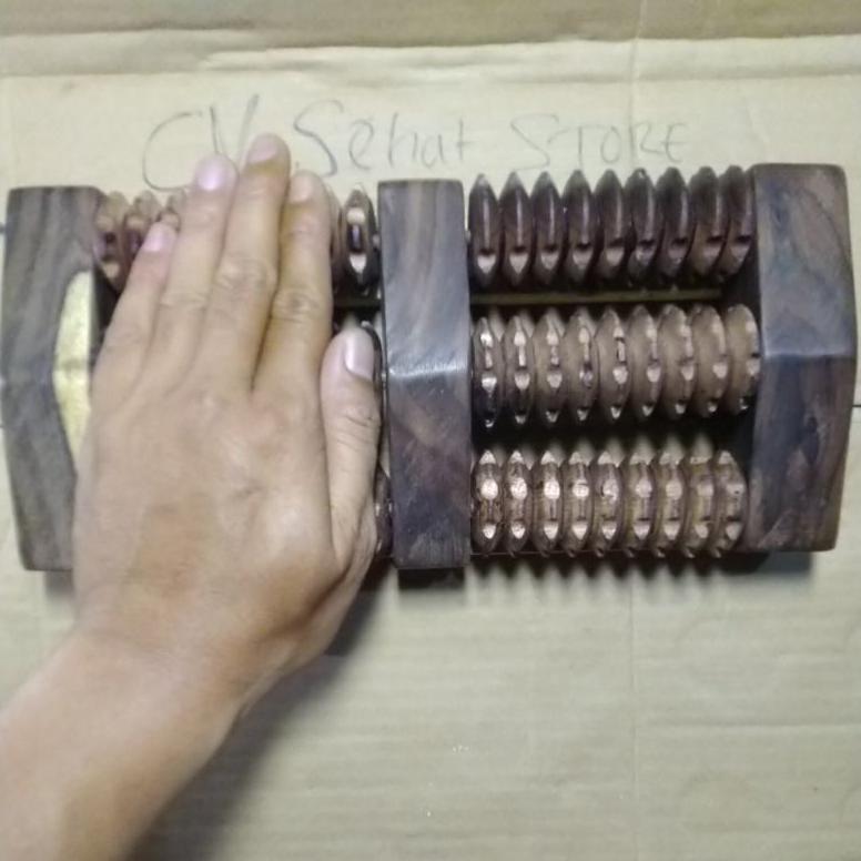 Alat Pijat Kayu Model Roll 6 Terapi Refleksi Telapak Kaki Dan Tangan Pijet Tradisional Pijit Reflexi