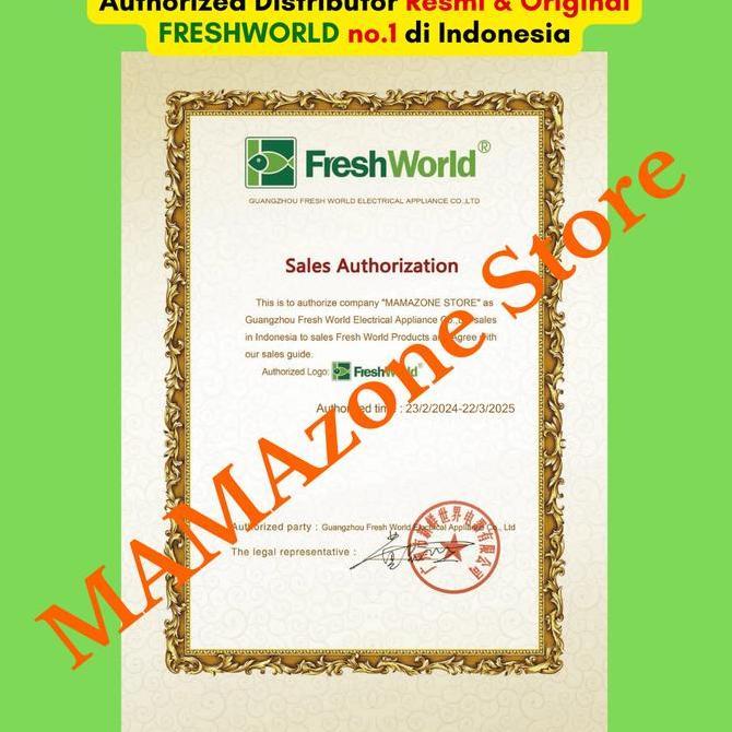 FRESHWORLD Vacuum Sealer FW3150s FW 3150s FW-3150s - Mesin Premium Freshworld Vacuum Sealer with Tou