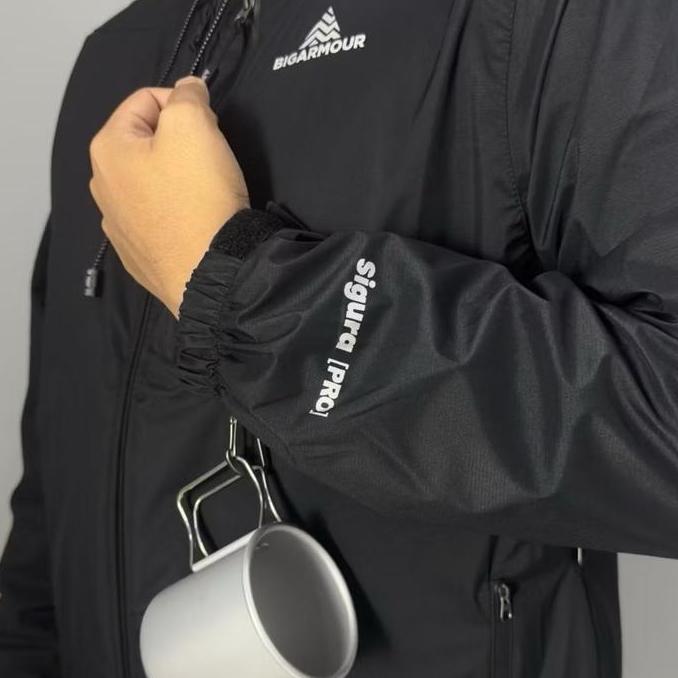 Tothemoon- Jaket Outdoor Bigarmour Sigura [Pro] Anti Air Waterproof Windproof Tahan Angin Dan Air