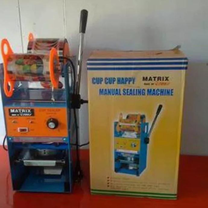 MESIN PRESS GELAS CUP SEALER JUS ATAU AQUA