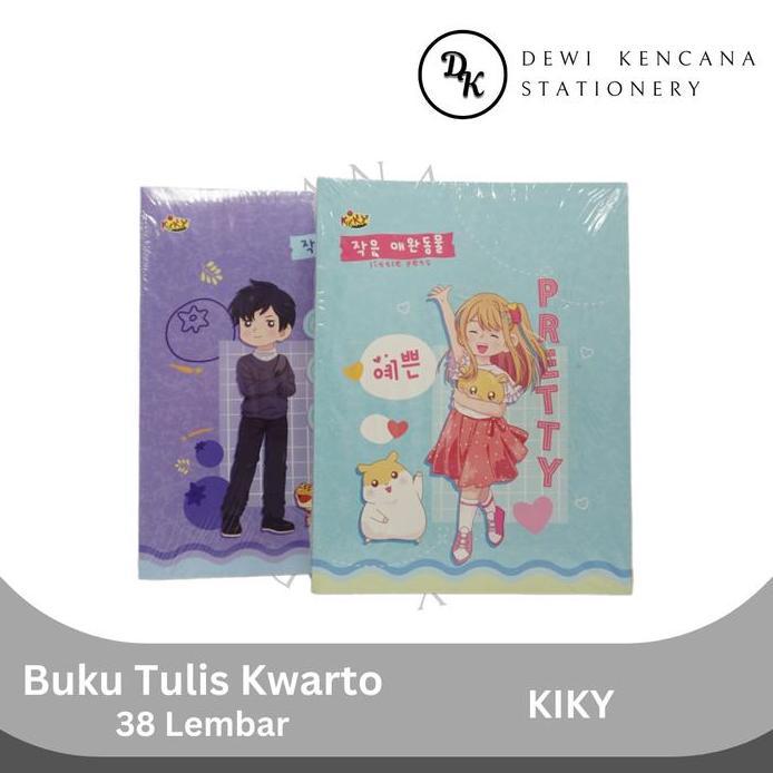 Buku Tulis Kiky 38 Motif Batik Dan Karakter Isi 10 Buku