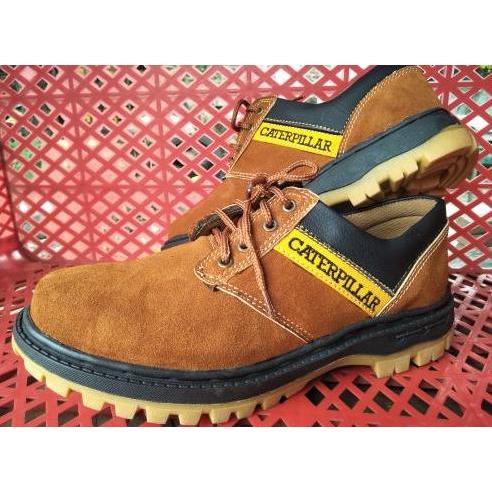 NEW sepatu safety kulit asli sepatu kerja sepatu proyek Caterpillar Proyek