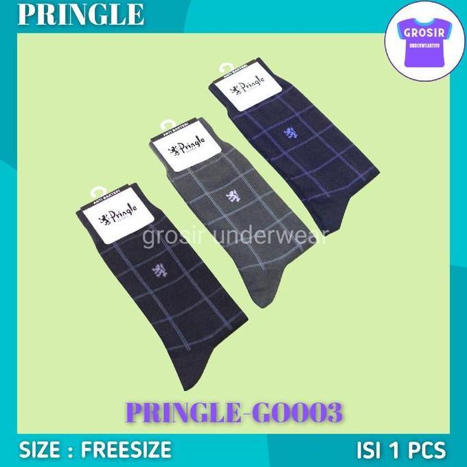 Kaos Kaki Kasual Motif Pringle GO00 Isi 1 Pasang