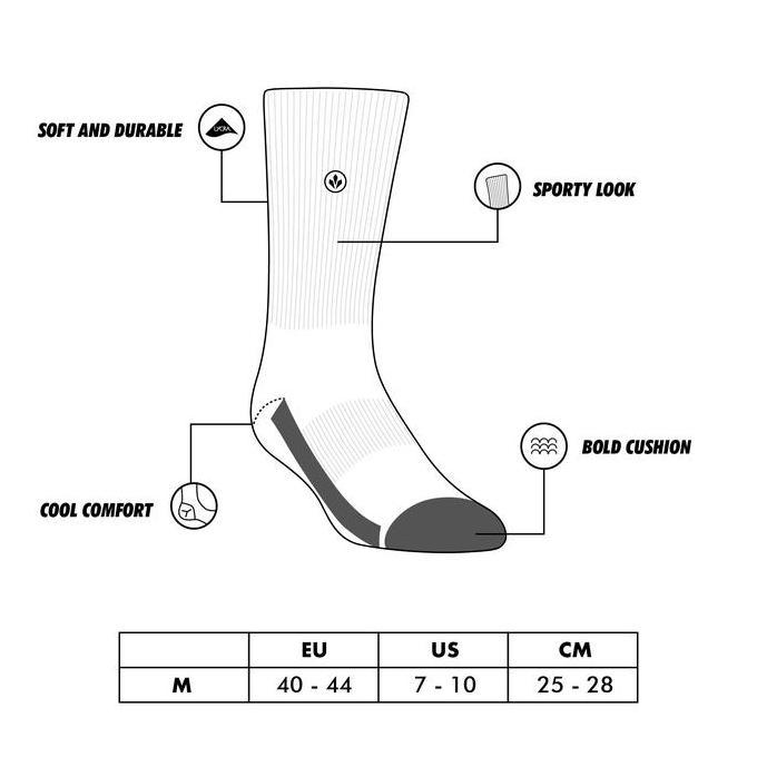 StayCool Socks Kaos Kaki Fashion Basic - Attitude Olive