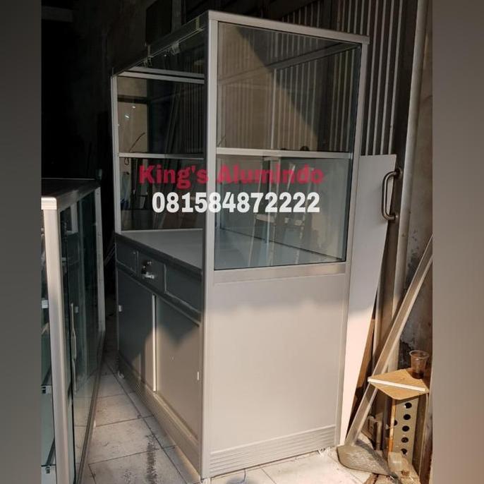 etalase jualan - etalase makanan - etalase aluminium - etalase serbaguna