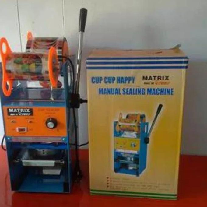 MESIN PRESS GELAS CUP SEALER JUS ATAU AQUA