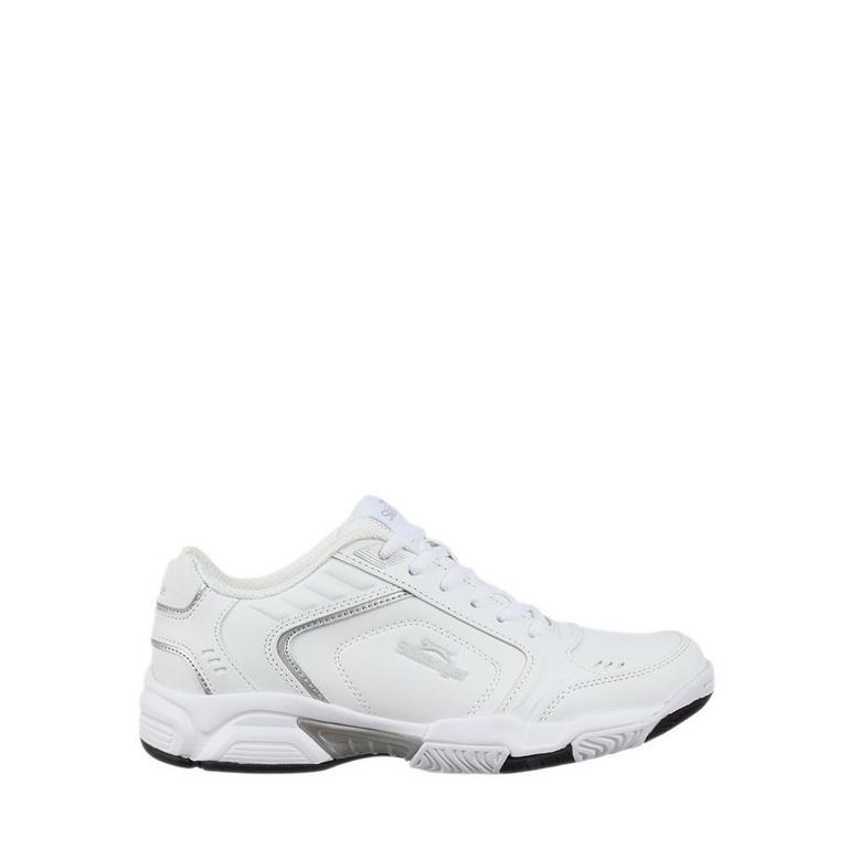 Terbaru Slazenger Women'S Tennis Shoes - White/Silver
