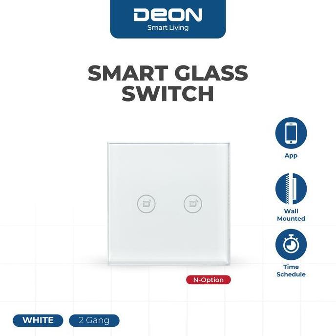 Sale Deon Smart Glass Switch | Saklar Sentuh Pintar | Smart Home