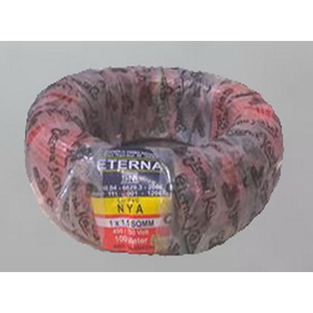 Grosir Kabel Listrik Kawat Tunggal Nya 1X1.5 Eterna Merah 100 Meter Original