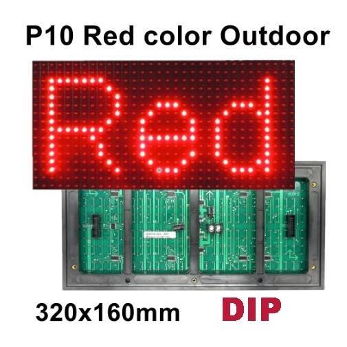 Led Modul Dip P10 Running Text Panel P10 Full Outdoor Red Merah