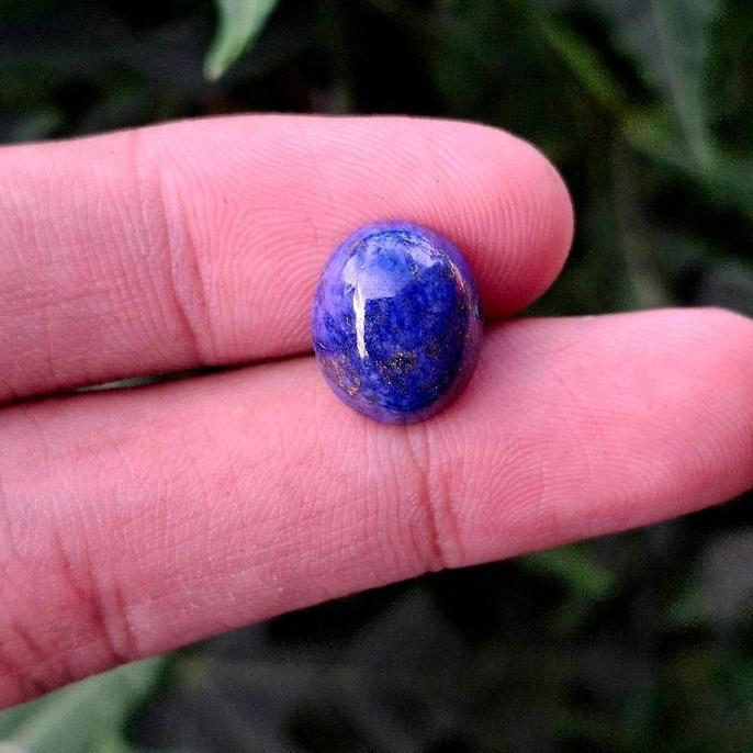 Batu Natural Lapis Lazuli Pakistan Serat Emas