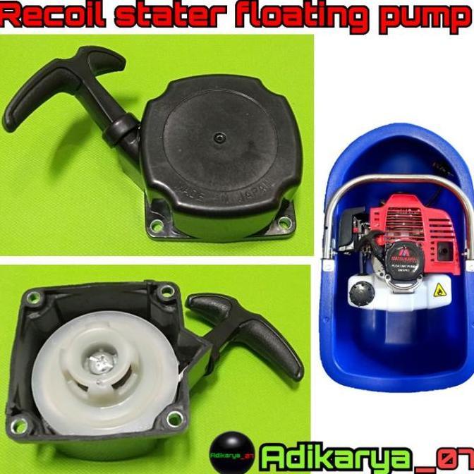 Recoil Stater Starter Floating Pump Mesin Siram Bawang Merah Pompa Air Apung 2T Biasa Terbaik