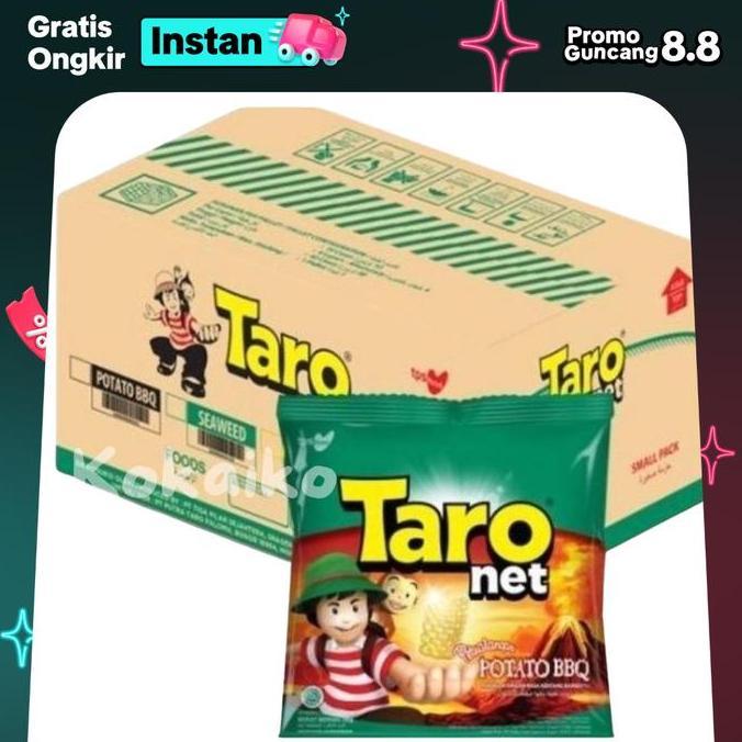 TARO NET 1 DUS ISI 60 PCS CIKI Camilan Snack Food