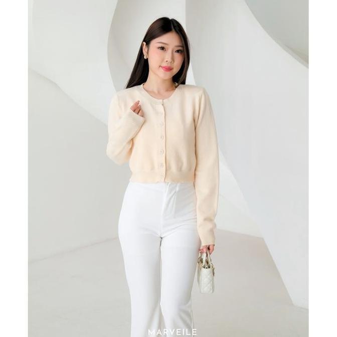 Langsungaja- [ Marveile ] Lily Cardigan / Top Outer