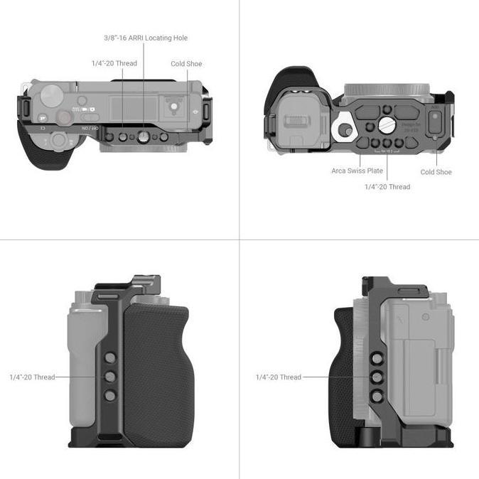 Kanpeki- Smallrig Arca Swiss Protection Cage With Grip For Sony Zv E10 3538