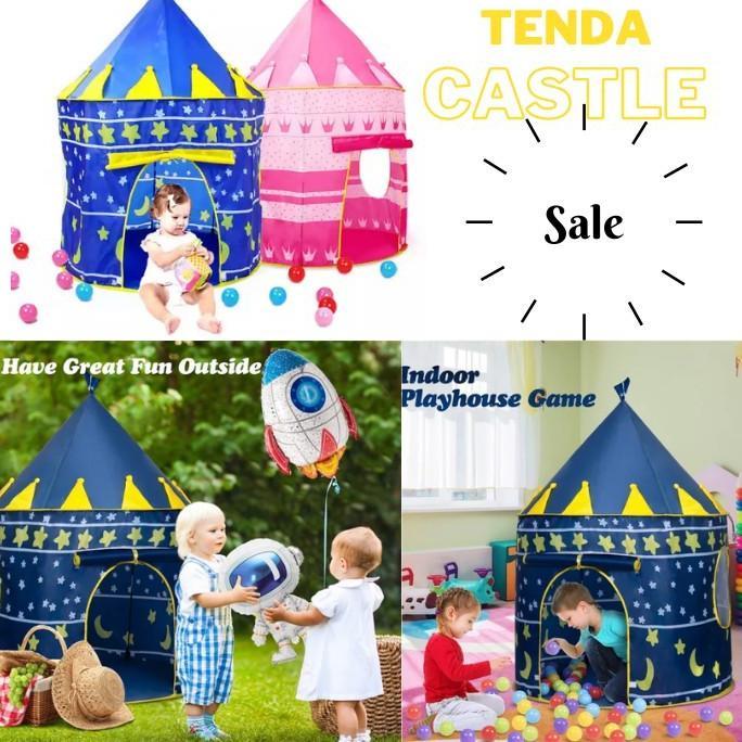NEW DEALS TENDA ANAK CASTLE JUMBO / Mainan Tenda Anak Model Rumah / Tenda Castle / New Tenda CASTLE 
