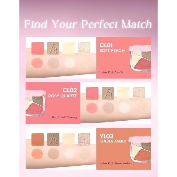 Rejaka272 - Focallure Prism Multi Glow Palette Face Palette Highlighter Contour Blush | Multi-Use Tr