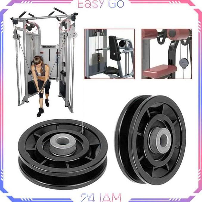ceceteteh12 - roda kabel peralatan gym 9mm roda katrol gym katrol fitness katrol buat gym roda katro