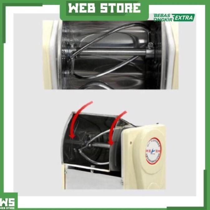 Waiyulimanshop - Mesin Pengaduk Adonan Mie Pempek Cieng Dimsum Pasta Horizontal Mixer Dough 2.5Kg Wi