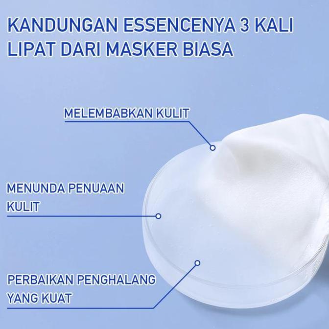 Feisumasuku- Dr.Polly Nicotinamide Squalane Brightening Mask 25Ml Mencerahkan Wajah Perawatan Masker