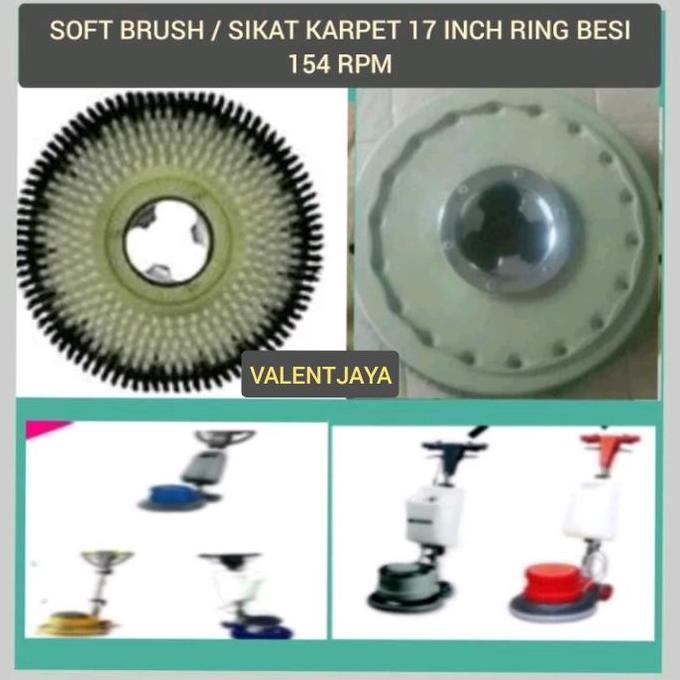 sikat mesin polisher lantai sikat karpet