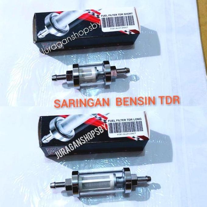 Promo Saringan Filter Bensin Motor Universal TDR Fuel Filter TDR Racing Diskon