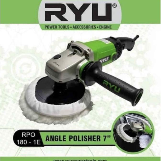 MESIN POLES MOBIL TEKIRO RYU 7 INCH POLISHER MOTOR RPO 180 ORIGINAL DAN TERPERCAYA