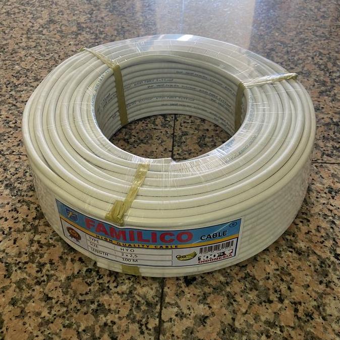 BEBAS ONGKIR - KABEL FAMILICO HYO 2x2,5  100 METER