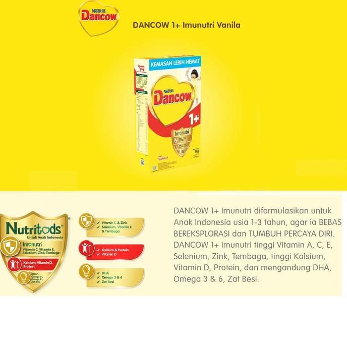 Akachan- Susu Dancow 1+ Vanila / Madu / Coklat 1000Gr / Susu Dancow 1Kg
