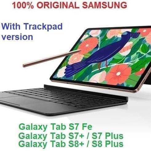 Book Cover Keyboard SAMSUNG Galaxy Tab S7+ Tab S7 Plus FE ada Trackpad