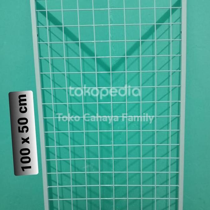 Rak Bingkai 100 x 50 cm Ram Besi Pajangan Display Aksesoris Hp