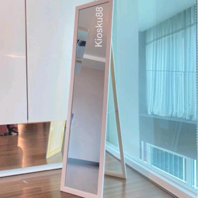 Standing Mirror Full Body Multifungsi Gantung Cermin Lantai Cermin Berdiri Cermin Murah Cermin Stand
