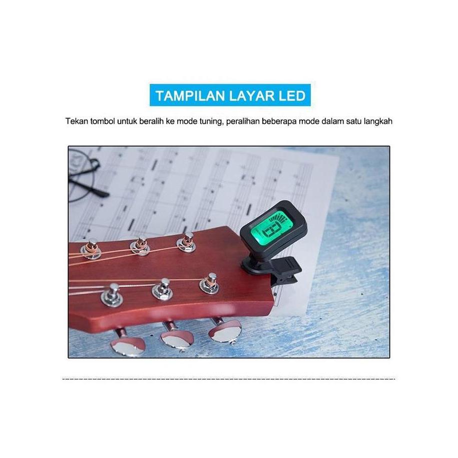 Ready Tuner gitar, tuner alat musik profesional, tuner elektrik, kalibrasi otomatis, pemula universa