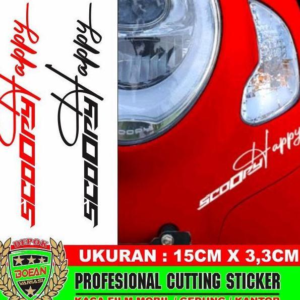 Cutting sticker scoopy sticker scoopy happy