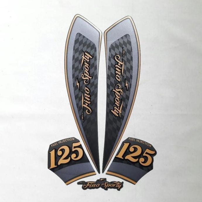 striping motor / stiker yamaha fino sporty 125 fi 2021 abu