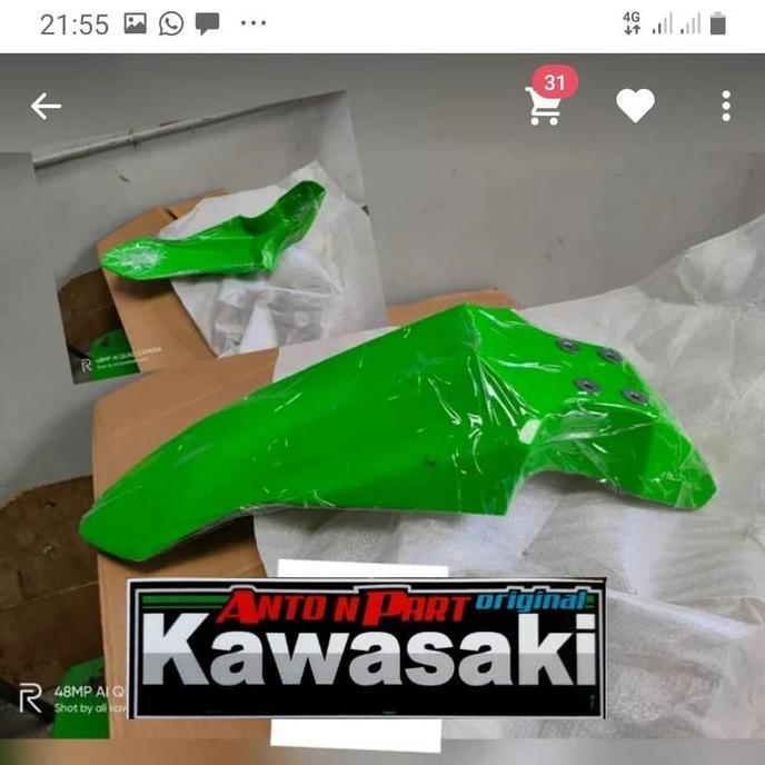 spakbor depan d tracker 150 bf original kawasaki
