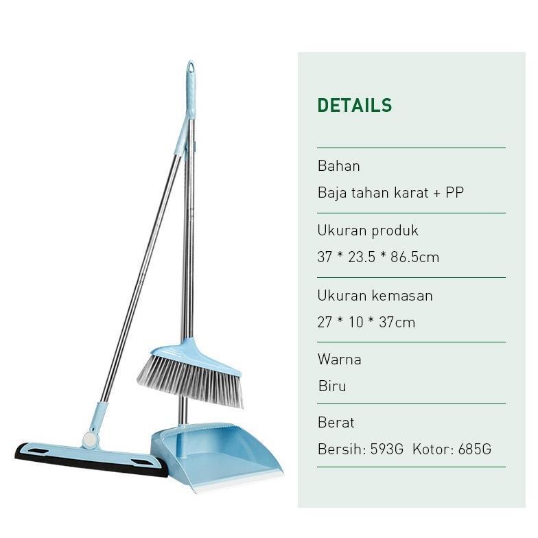 hot sale masterhome sapu set 3in1 | alat pembersih lantai | set sapu pengki pel | broom set | sapu p