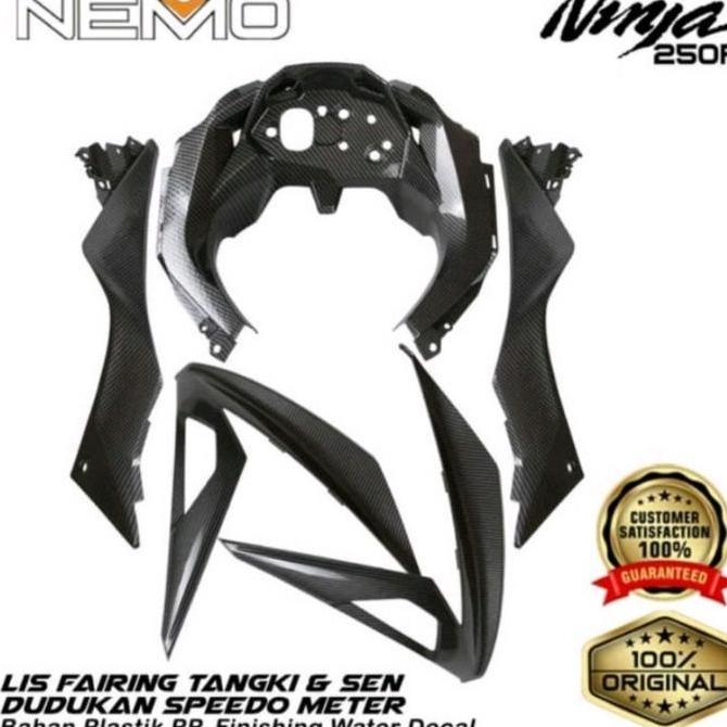 DASBOR FAIRING NINJA 250 FI OLD 2013-2017 CARBON COVER BODY SET
