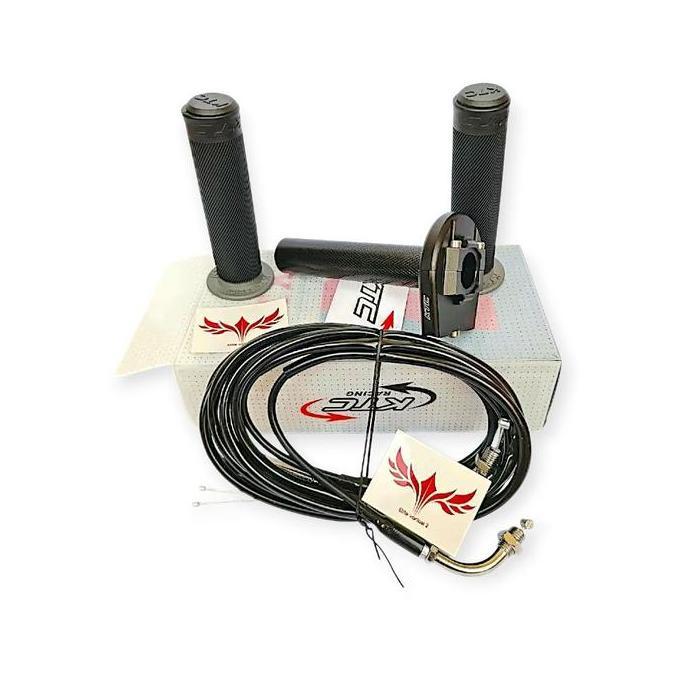 ASLI KTC Racing Gas Spontan 2 Kabel 190cm + Free Handgrip | PNP Universal Motor NMAX, , Lexi, PCX, A