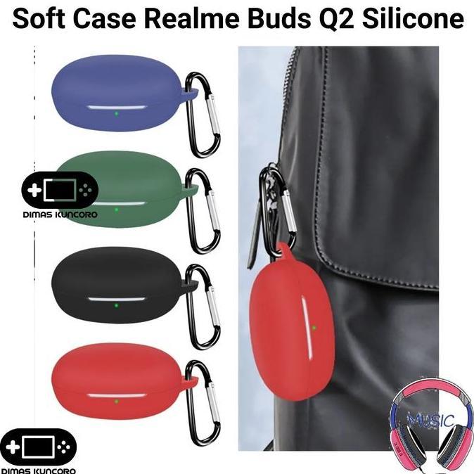 Soft Case Realme Buds Q2 silicone silikon cover tws casing air 2 neo