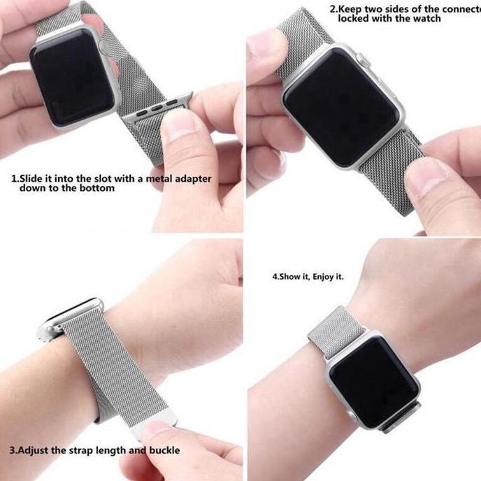 Strap Apple Watch Series 7 Ukuran 41Mm Mangnetic