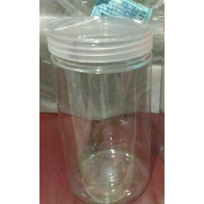 Jar/toples tinggi plastik/ canister unik kapasitas 1000ml/ cheese stik