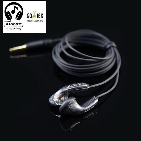 EARBUD VE MONK PLUS standar Tampa mic - hitam transparan