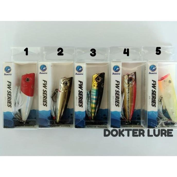 LURE Popper DAIMARU Mini Pop 4.5gr 51mm Ultralight UL