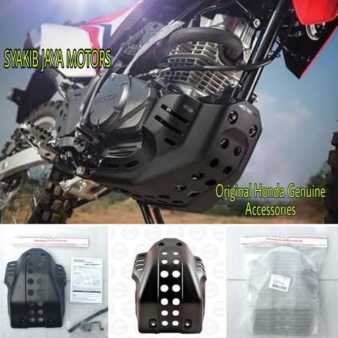 Skid Plate Engine Guard Pelindung Mesin Bawah Crf 150L Original Ahm