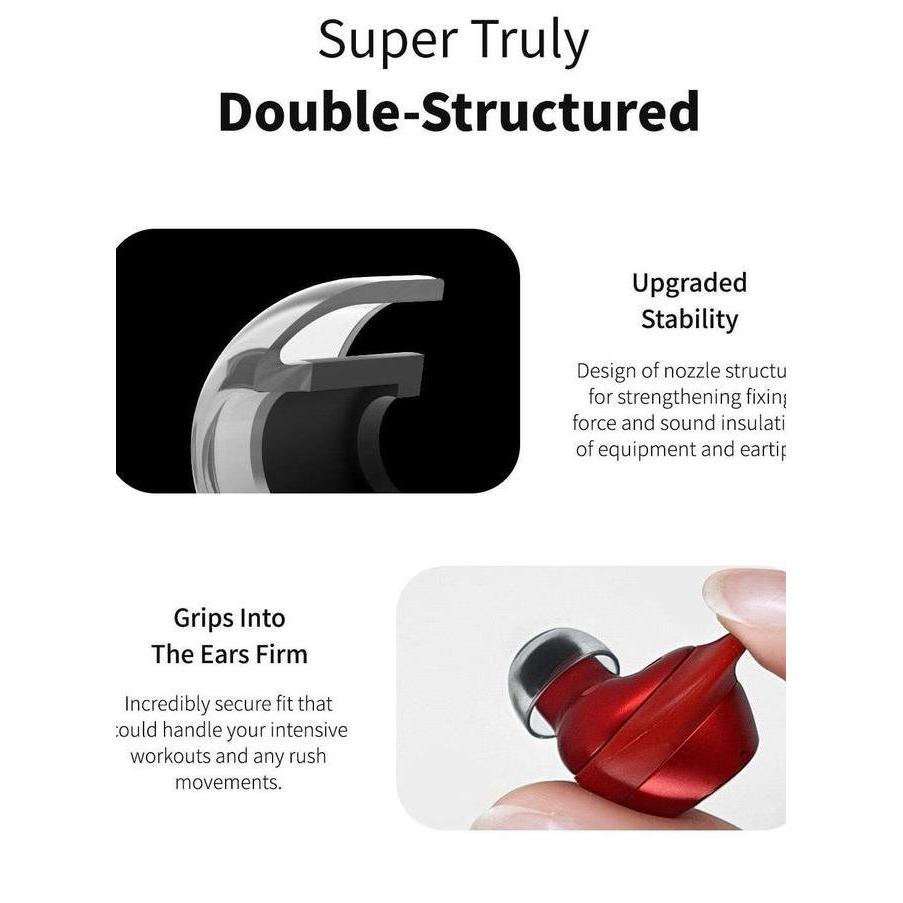 Azla Sednaearfit Crystal For True Wireless Tws | Lsr Silicone Eartips