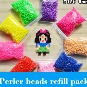 5.5 mm Perler Beads Refill Pack 24 Color Hama Beads Refill Beads 1000