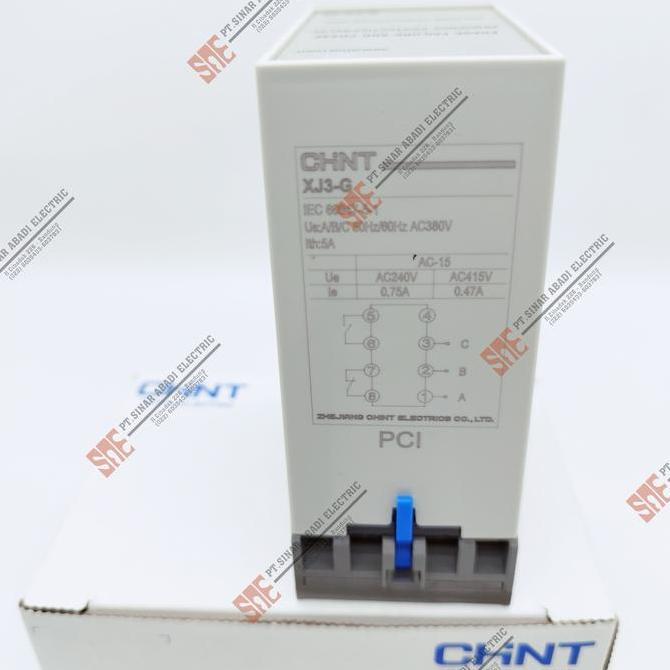 Murah Phase Relay Control Chint Xj3-G Phase Failure Relay