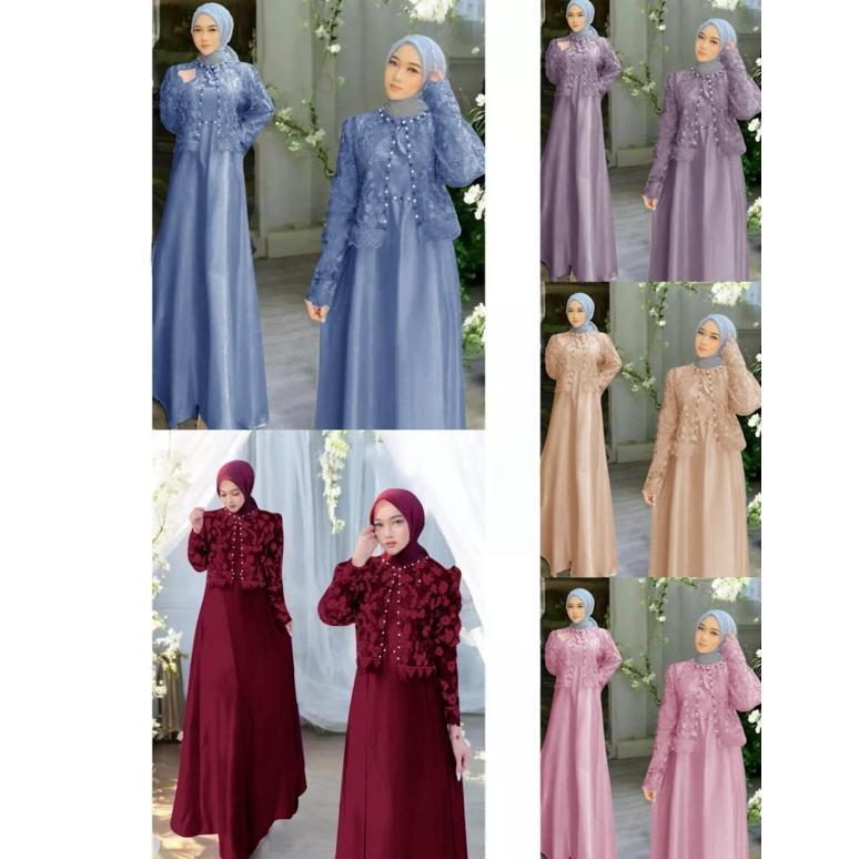 Gamis Anak Perempuan Gamis Slavina Gamis Muslim Perempuan Dress Muslim Anak Gamis Pesta Anak Dress P